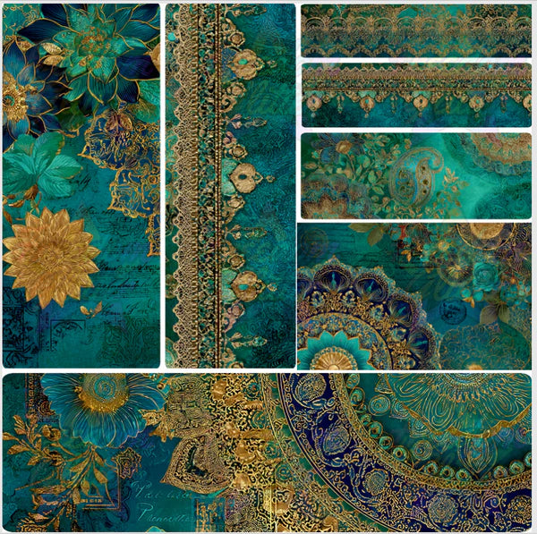 Gold & Teal 2
