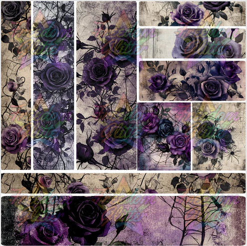 Vintage Purple Floral