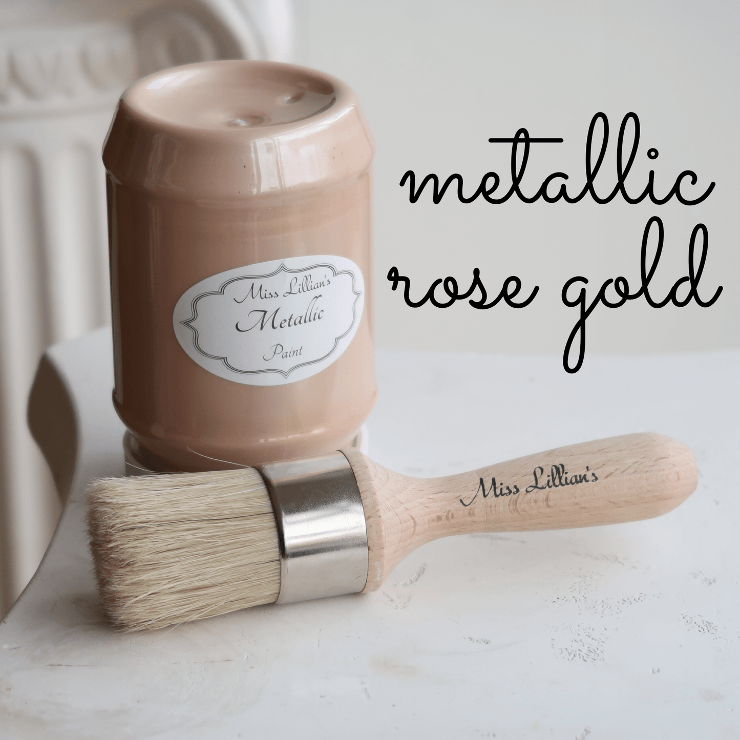 Miss Lillians Chock Paint Chock Paint Miss Lillian's Metallic Paint-Rose Gold
