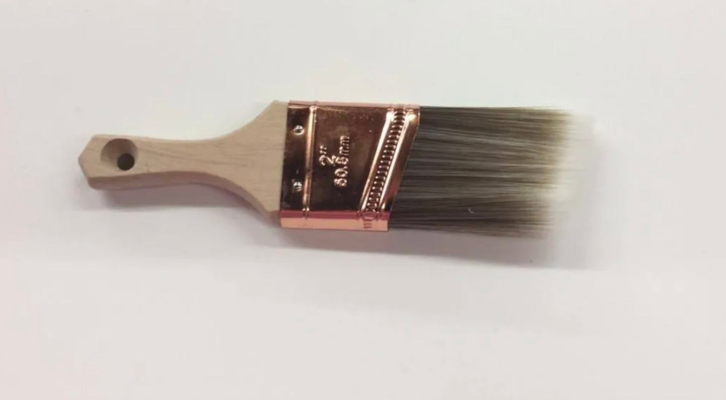 Paint Brushes - Retailer Packs - 2" Synthetic Angle Brush - 12 Pack