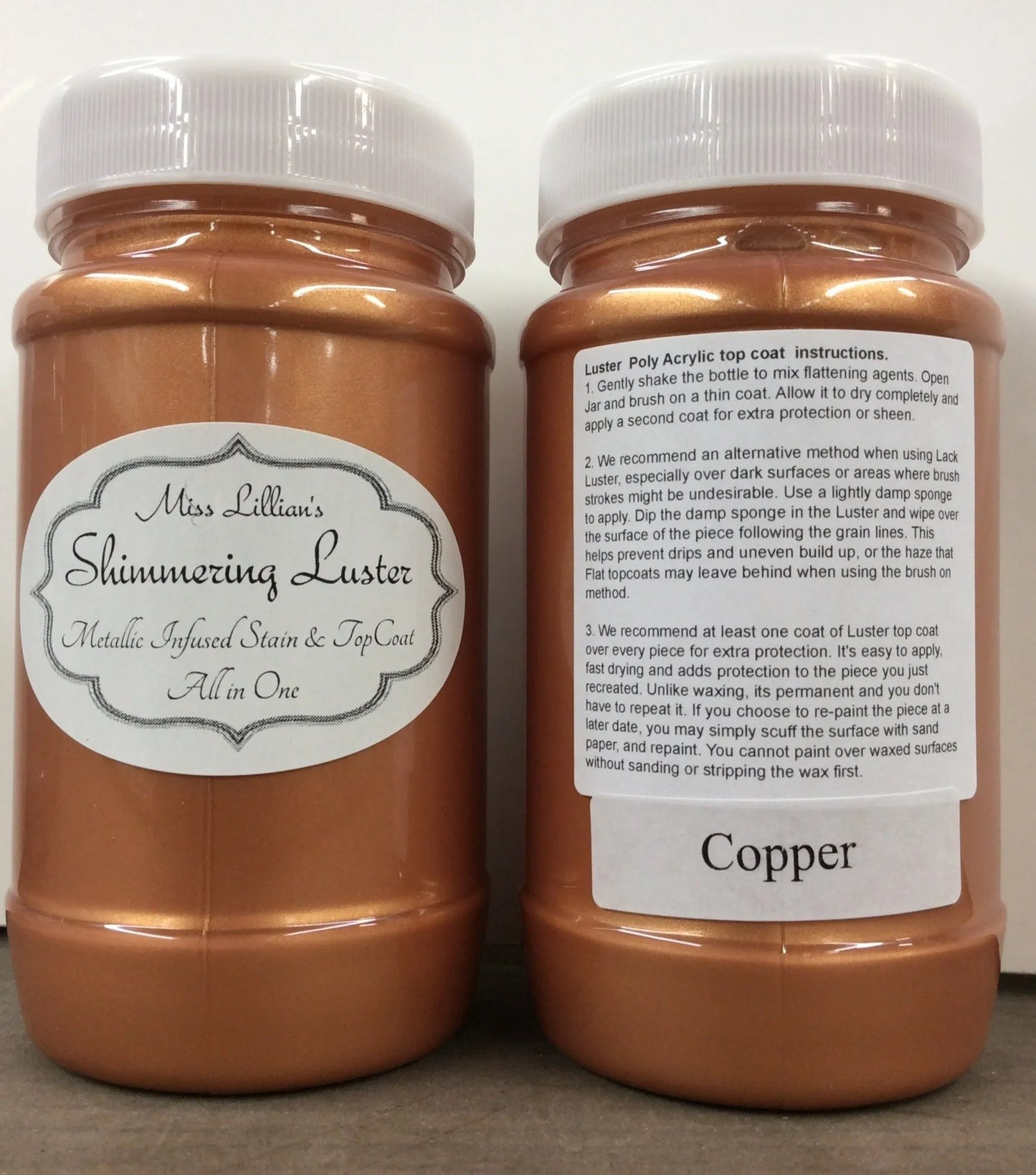 Shimmering Luster Topcoat - Copper