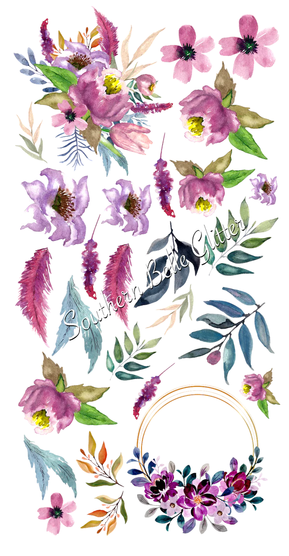 Spring Garden Transfers