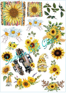 Sunflower Fields Transfers