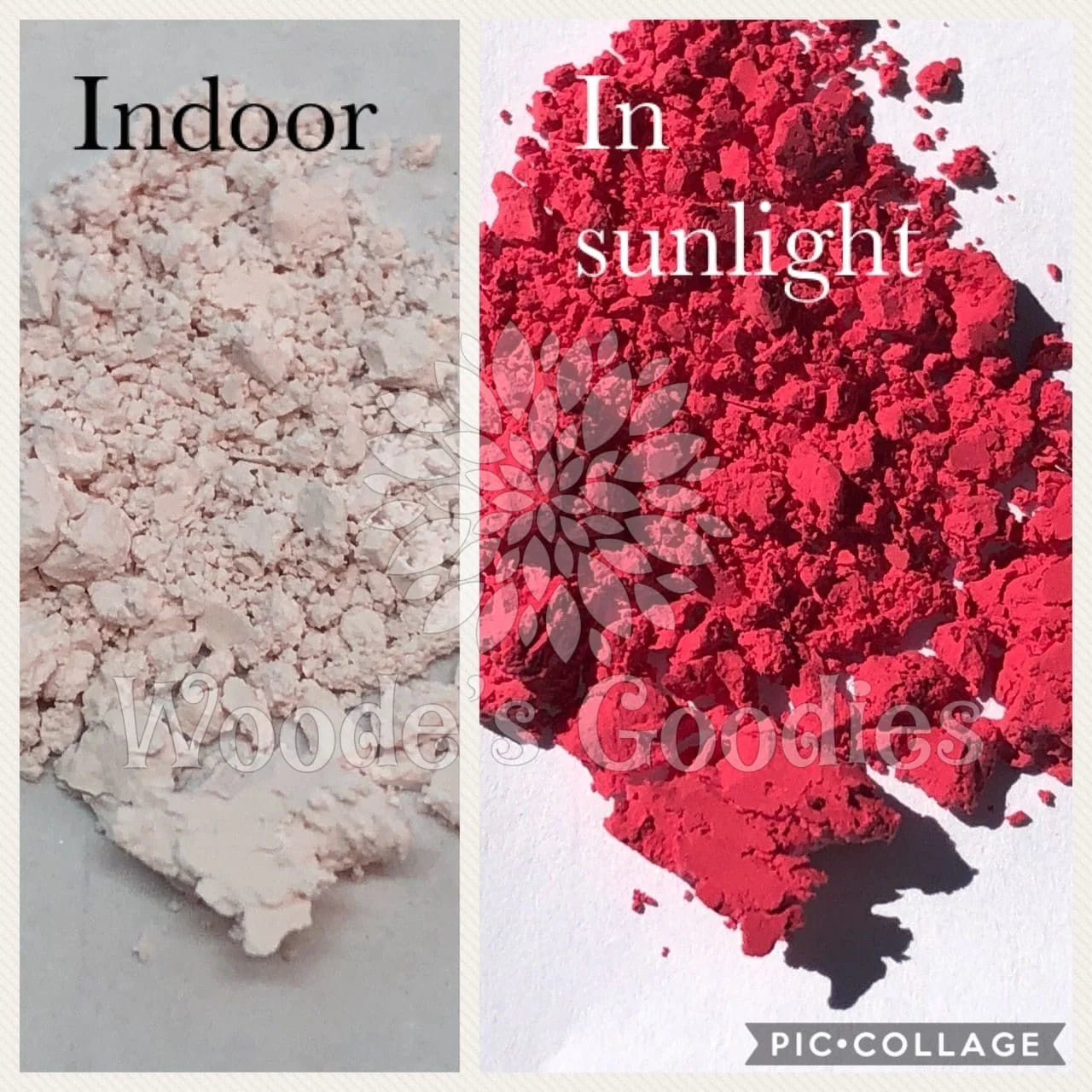 UV Sunlight Activated Pigment - Clear to red