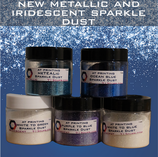 New Metallic and Iridescent Sparkle Dust