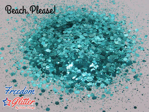 Beach, Please! (Metallic Glitter)