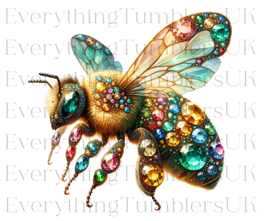 UVDTF Jewelled Bee 2 Design