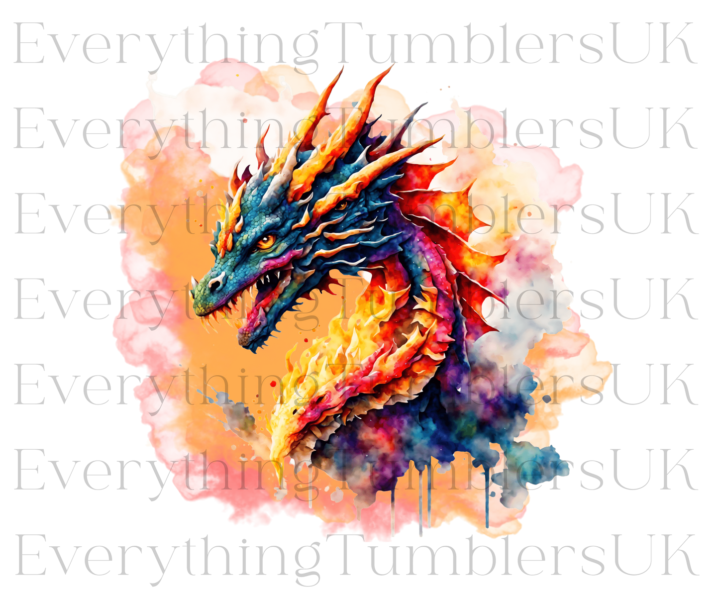 UVDTF Dragon Head Design