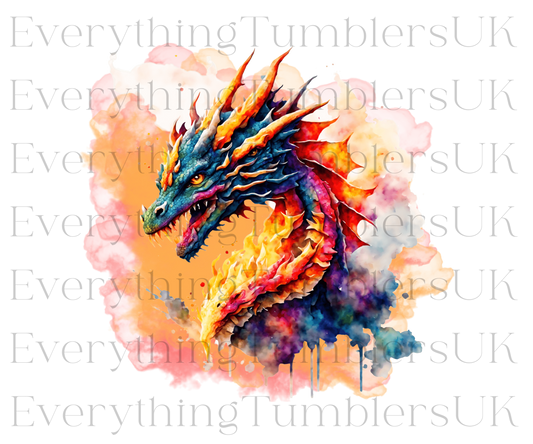 UVDTF Dragon Head Design