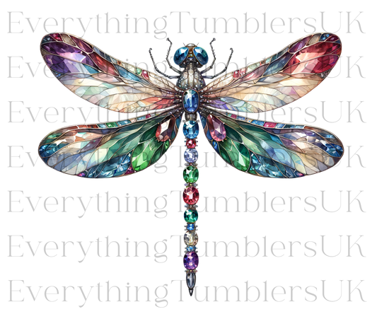 UVDTF Jewelled Dragonfly 2 Design