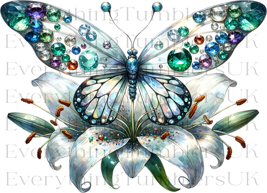 Gemstone Butterfly 1