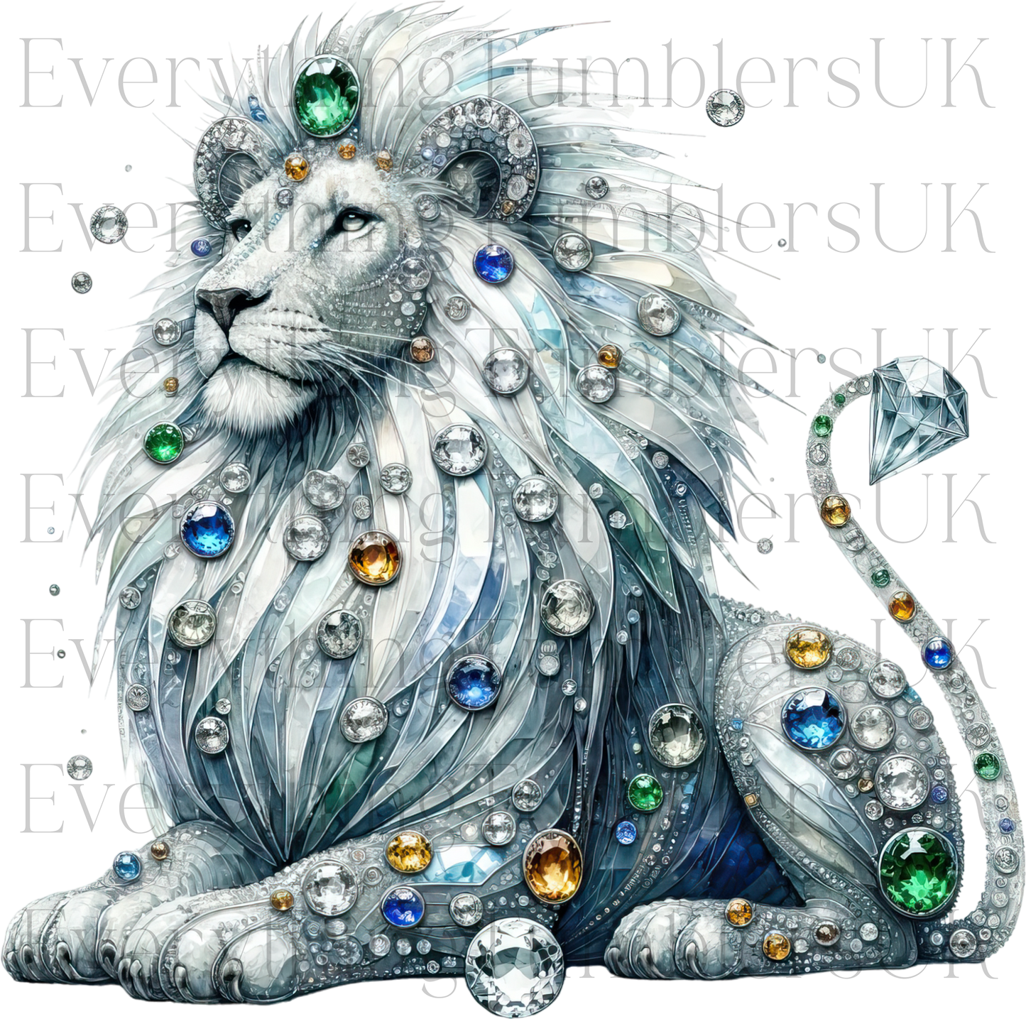 Gemstone Lion