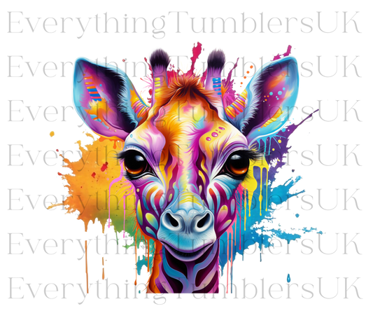 UVDTF Giraffe Design