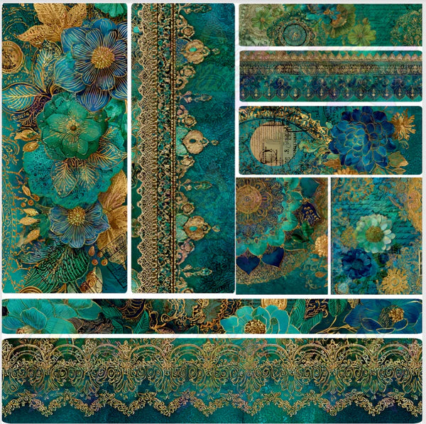 Gold & Teal 3