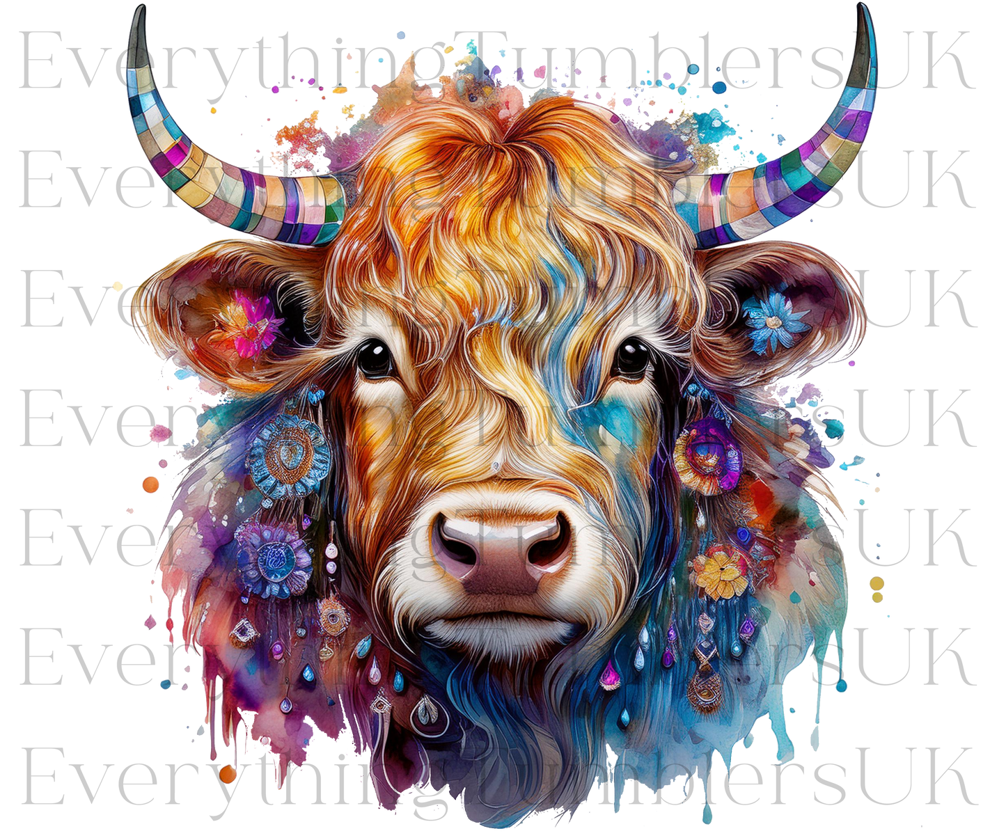 UVDTF Highland Cow 5