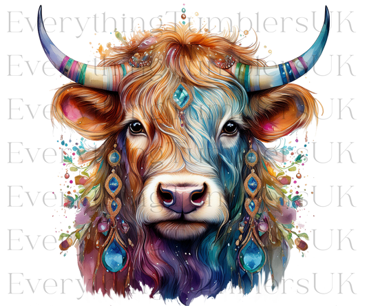 UVDTF Highland Cow 6