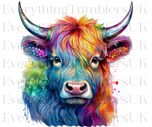 UVDTF Highland Cow 9