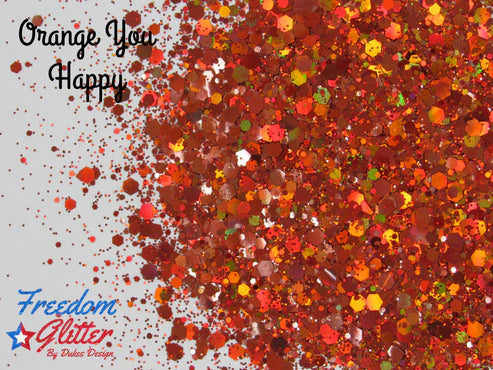 Orange You Happy (Holographic Glitter)
