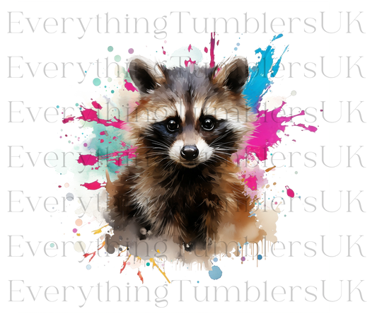 UVDTF Raccoon Design