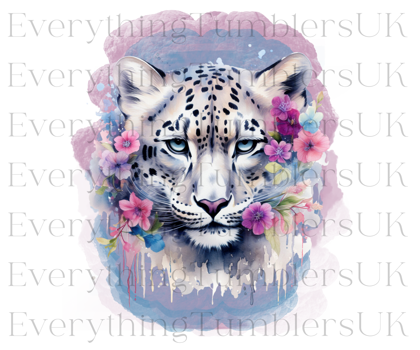 UVDTF Snow Leopard Design