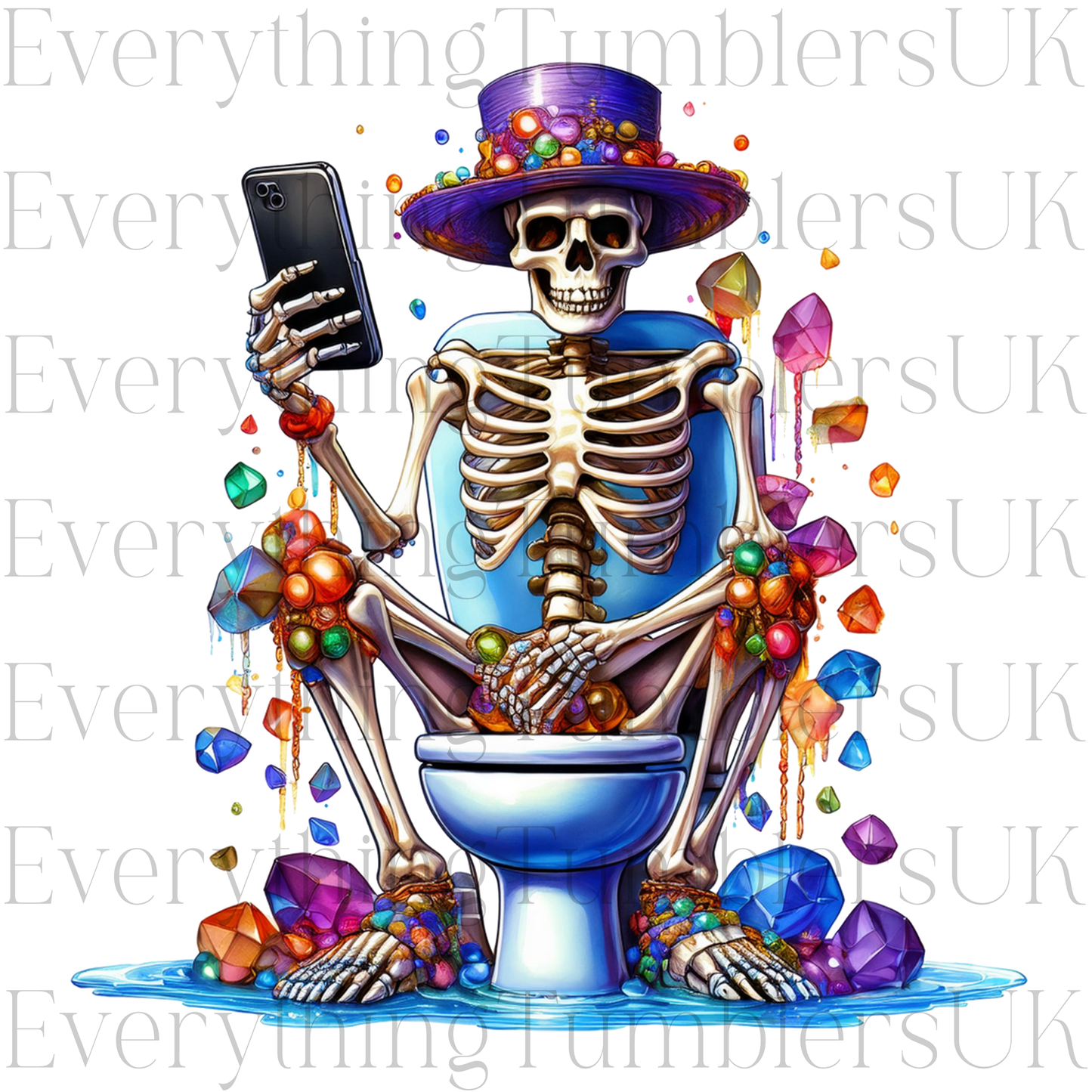 Skeleton Toilet