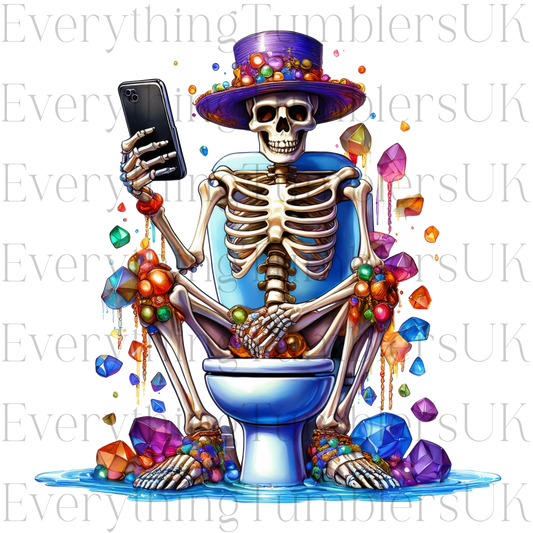 Skeleton Toilet