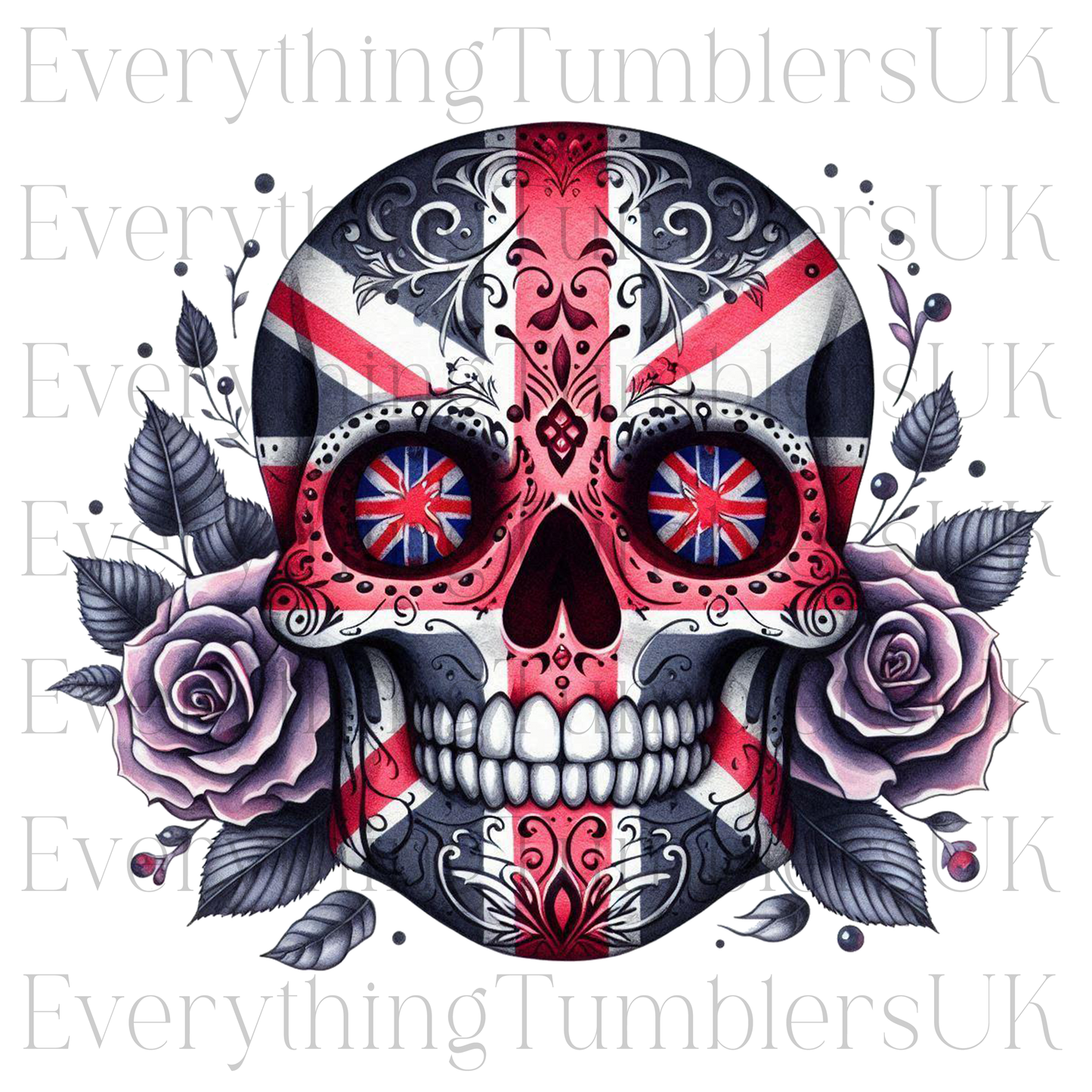 Union Jack Skull