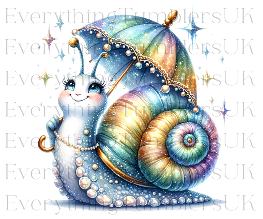 UVDTF Jewelled Snail 1 Design