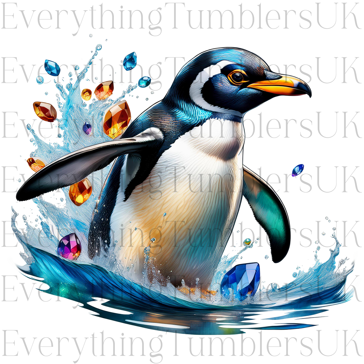 Splashing Penguine