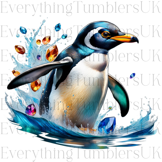 Splashing Penguine