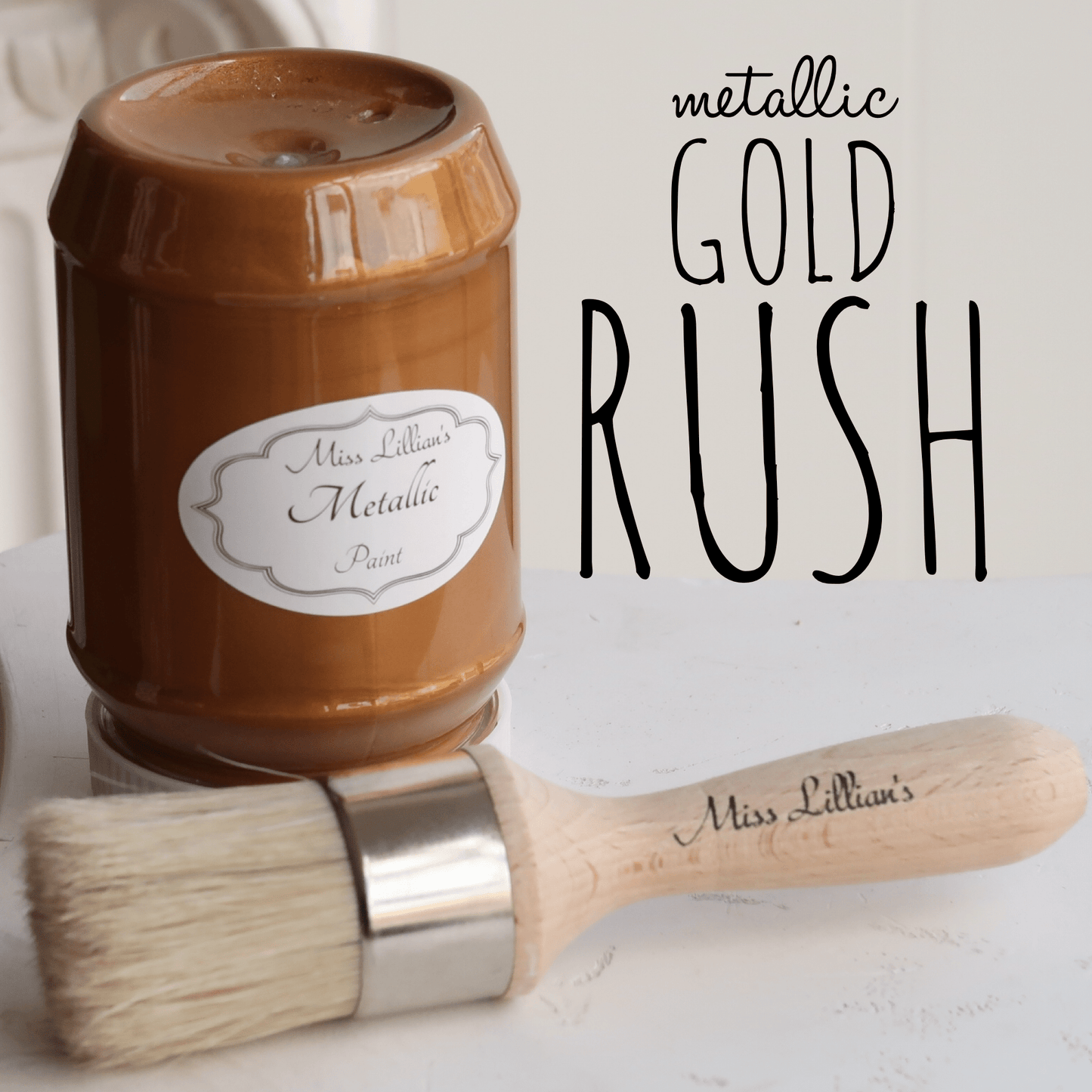 Miss Lillians Chock Paint Chock Paint Miss Lillian's Metallic Paint-Gold Rush