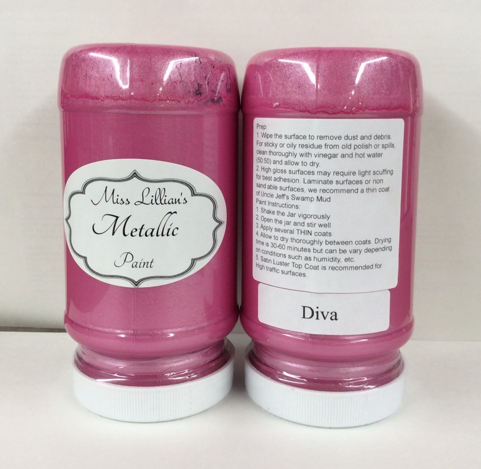 Miss Lillians Chock Paint Miss Lillians Chock Paint 8 Oz Sample Miss Lillian's Metallic Paint - Diva