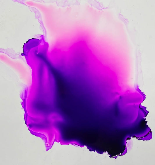 Purple Hooter Alcohol Ink