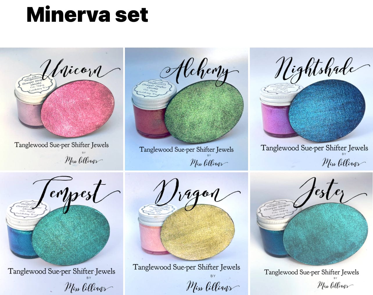 Tanglewood SuePer Shifters Tanglewood Sue-Per Shifter Tanglewood Sue-per Shifter Metallic Wax Mini Sampler Set MINERVA