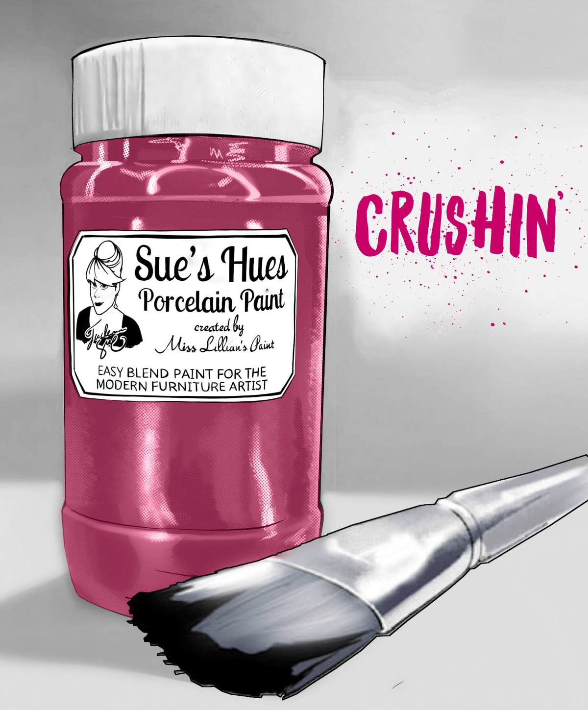Tanglewood Works Craft Paint, Ink & Glaze Sue's Hues Porcelain Paint 31 Flavors | Chalk & Clay Paint|
