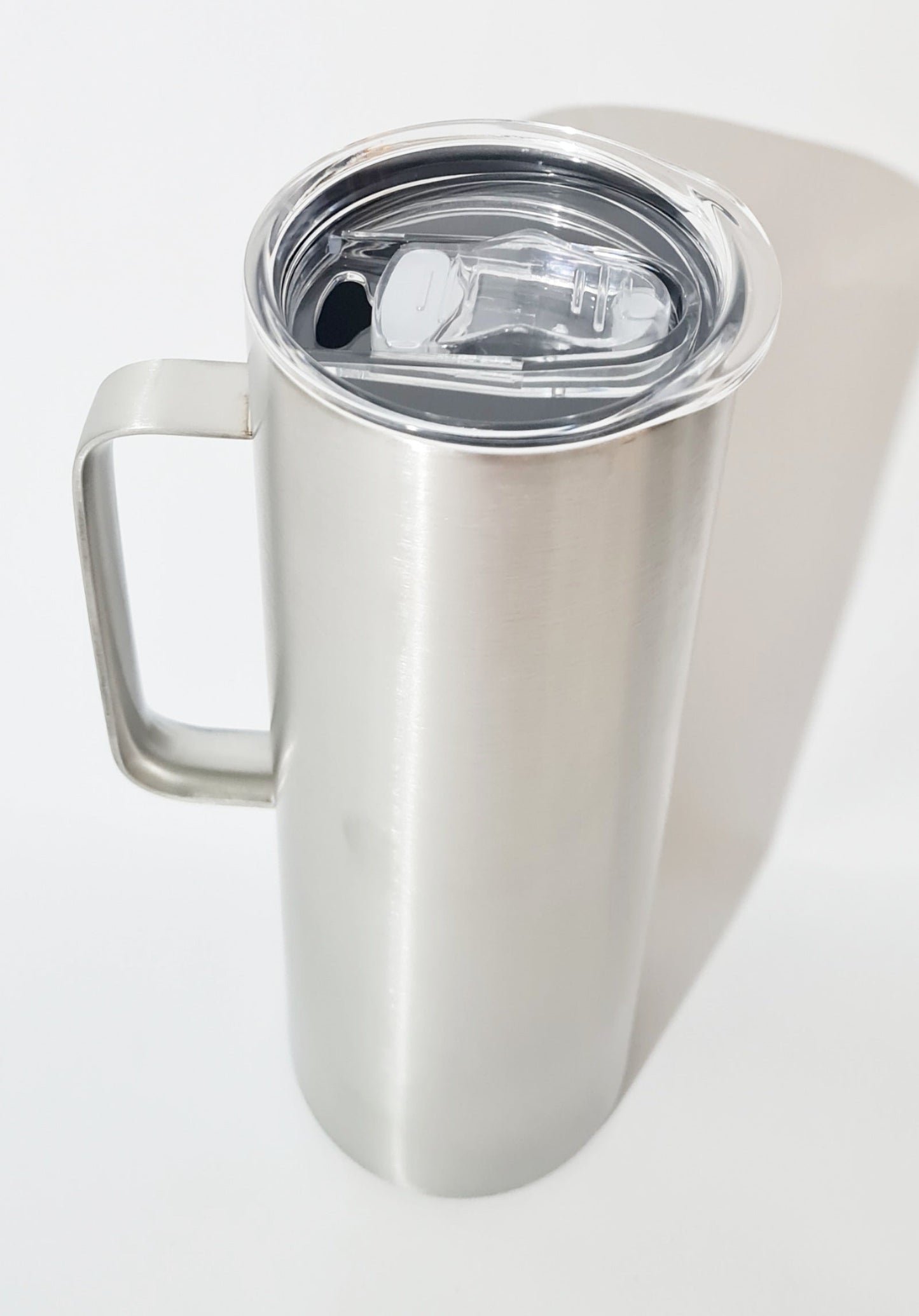 30oz straight with handle tumbler